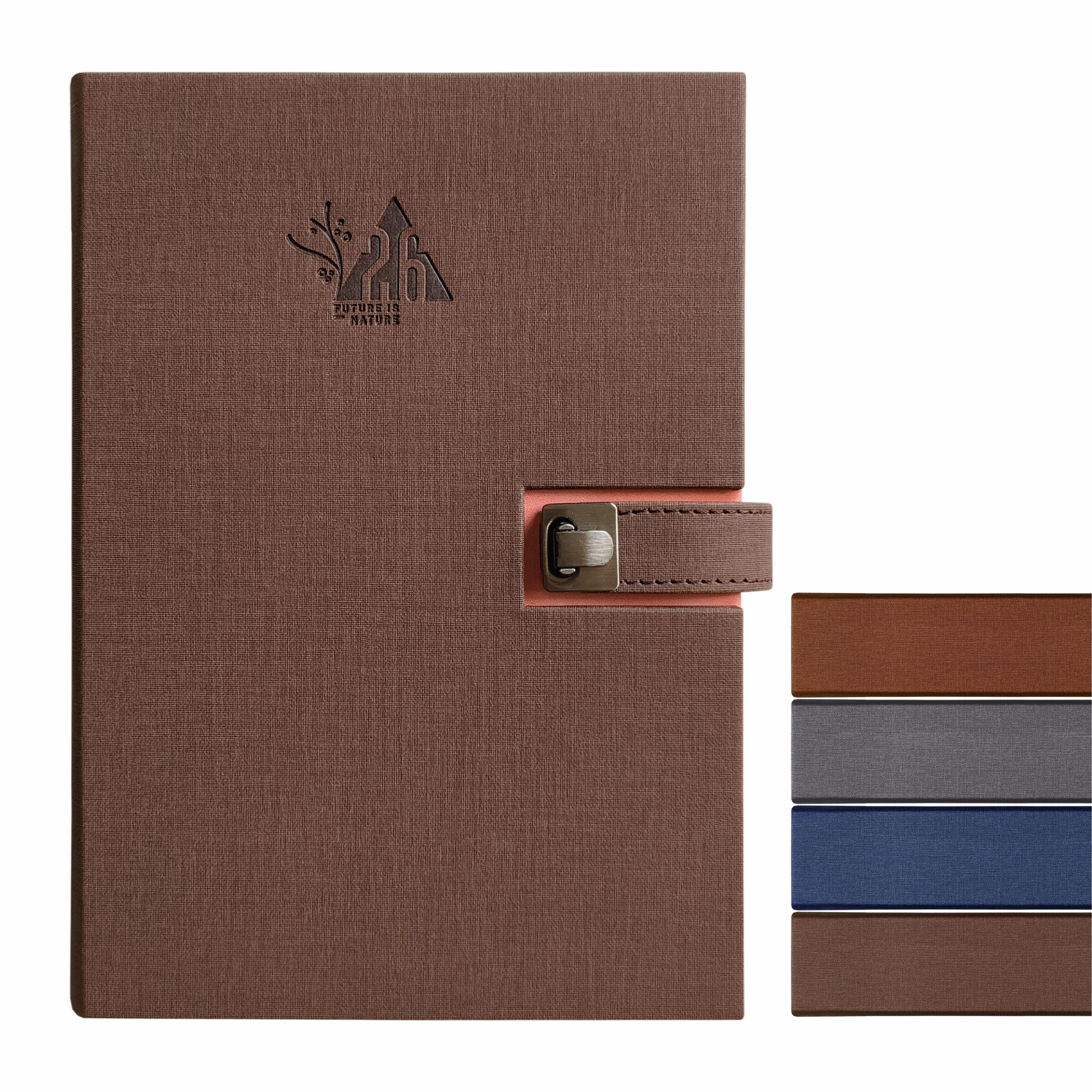 Anupam Spark 2026 New Year Diary – Daily Planner with Dates, Magnetic Closure, Monthly Calendar, PU Cover with Pen Holder – 80 GSM, 365 Pages